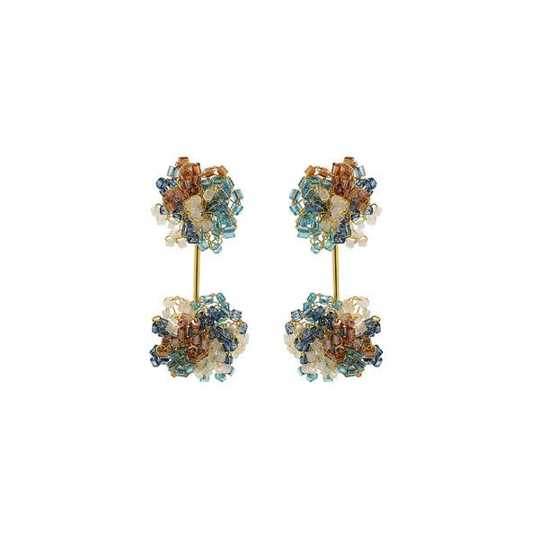 Mix Agatha Handmade Crochet Earrings-A001