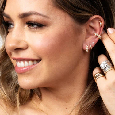 Hannah Martin Pearl Ear Cuff-A001