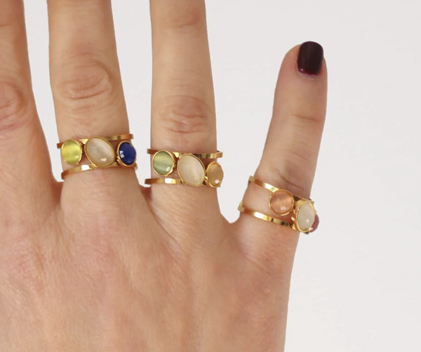 Green Lotus Ring-A001