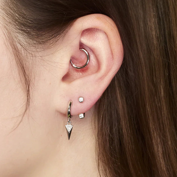 Plain Daith Hoop Single Earring-A001