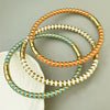 Enamel Stripe Bracelets-A001