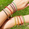 Enamel Stripe Bracelets-A001