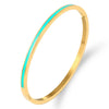 India Enamel Stripe Bracelet-A001