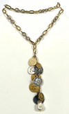 Cluster Coin Necklace-A001